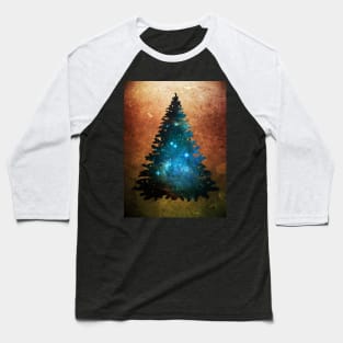 Yuletide Universe Christmas Tree Baseball T-Shirt